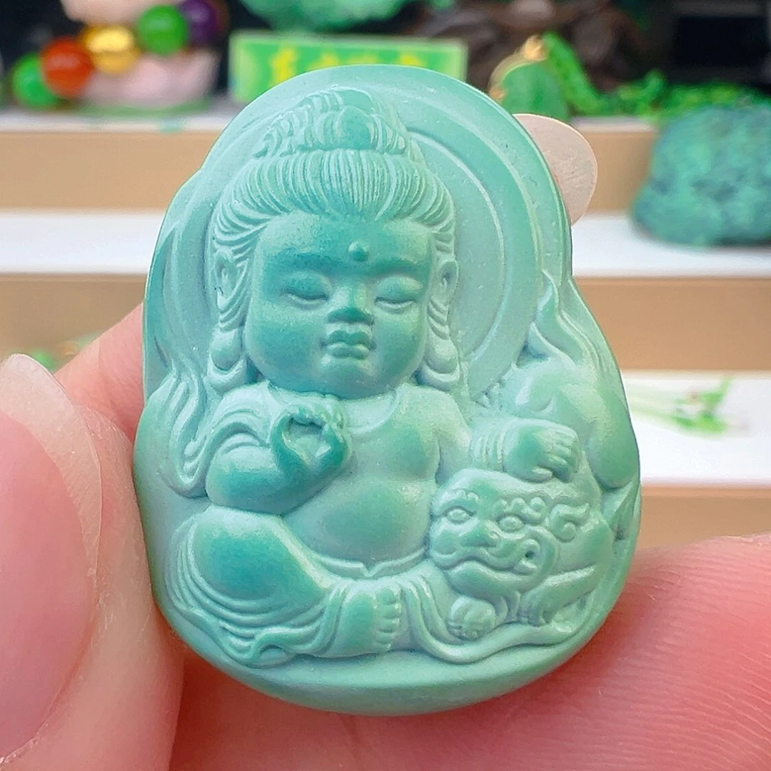 未镶嵌绿松石项链