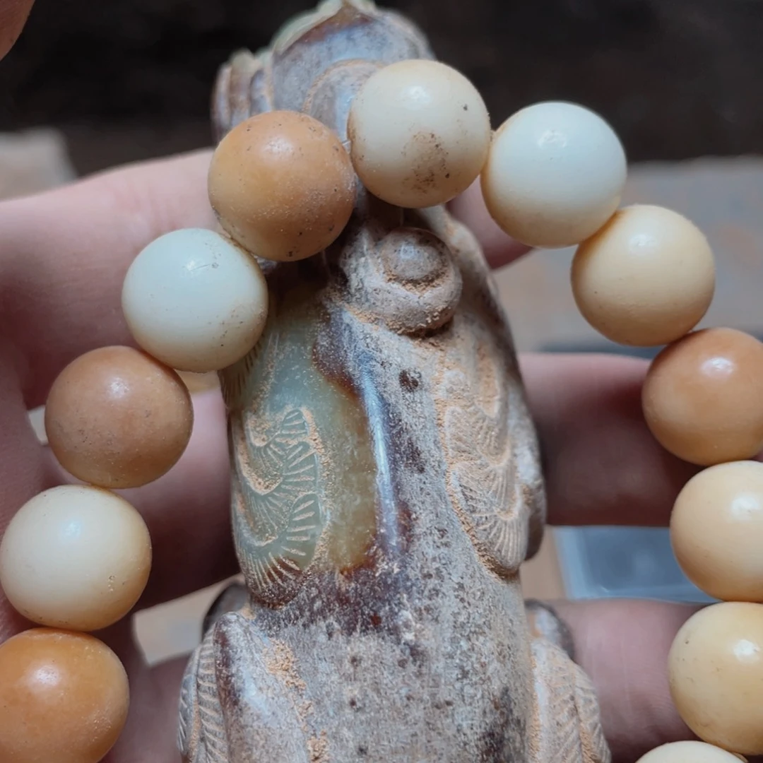 白玉菩提吊坠44566