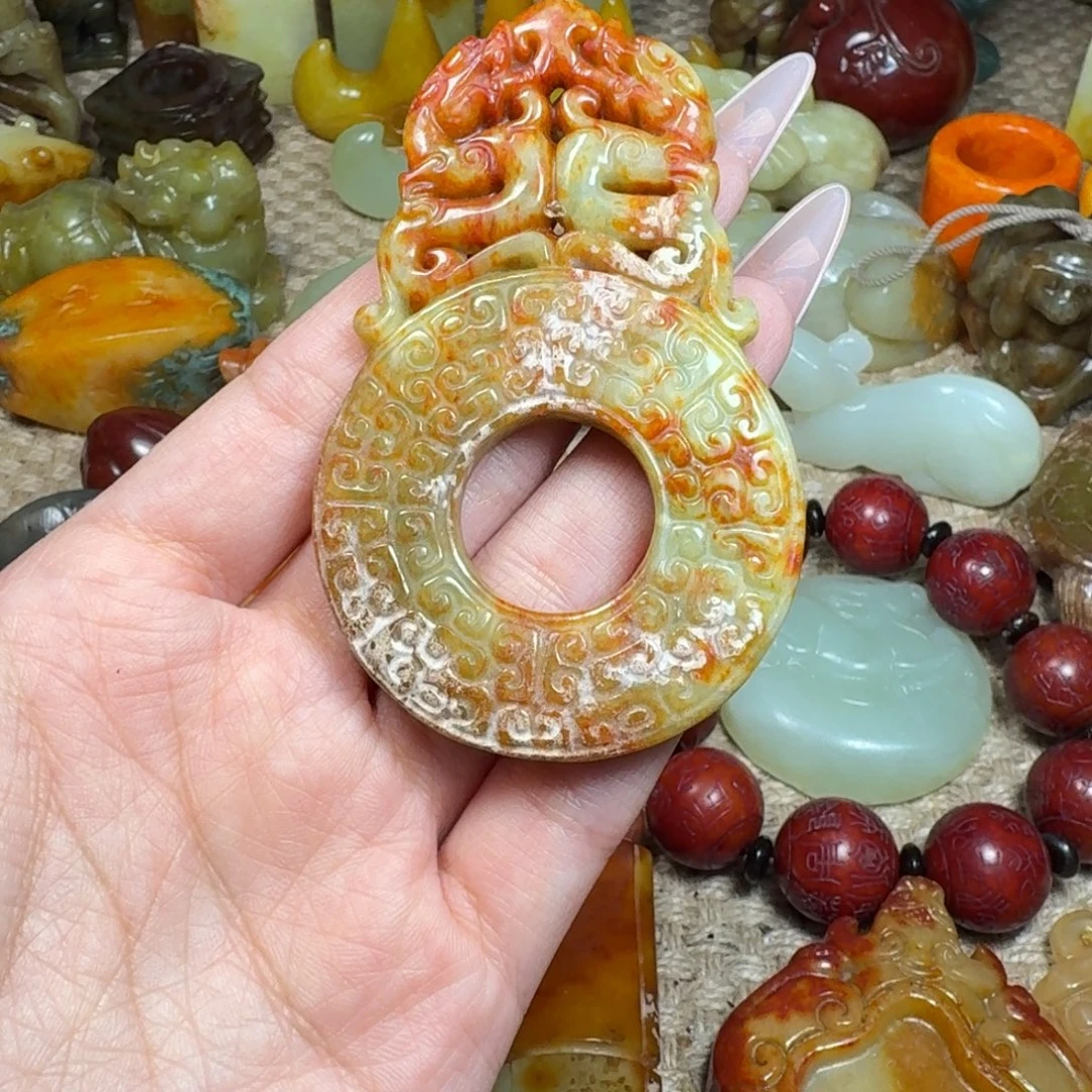 白玉菩提吊坠挂件