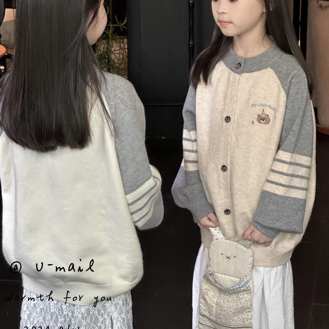 3209儿童TB风混纺开衫