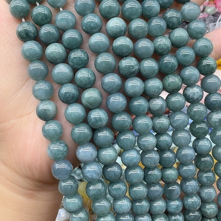 水晶珠宝半成品未镶嵌卡8翡脆一条