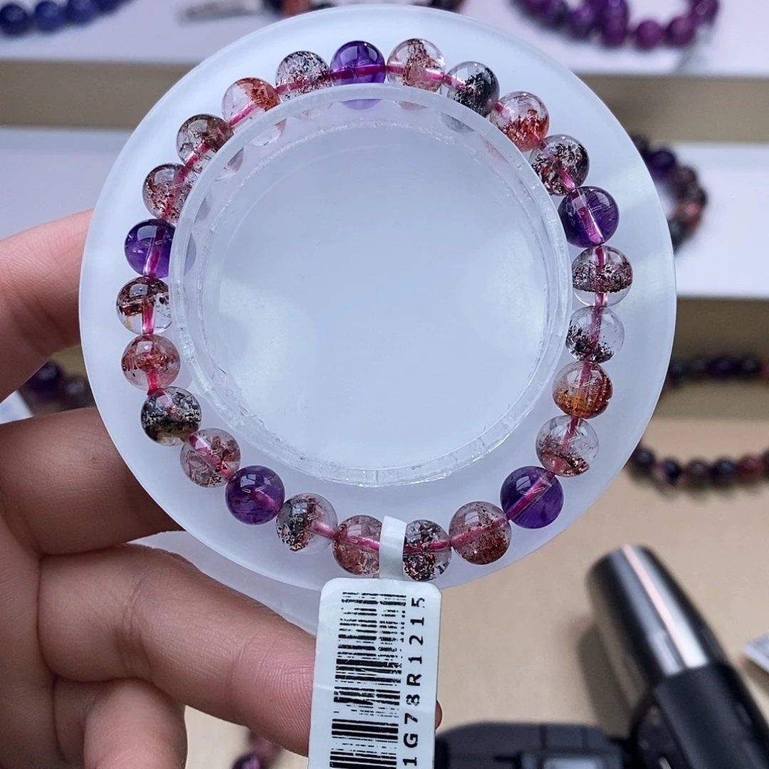 水晶手链未镶嵌М****n黑加仑超七7+m