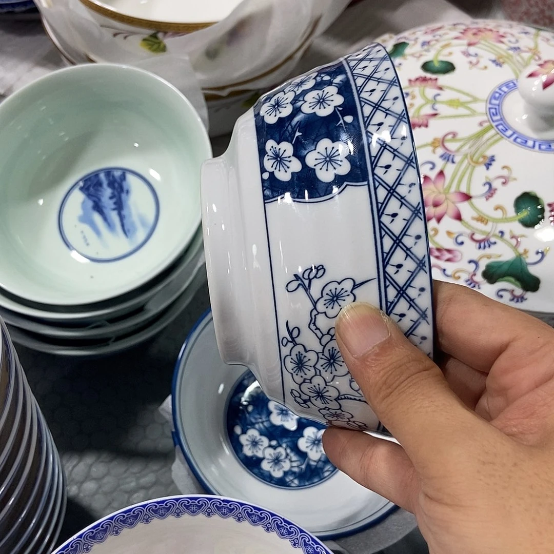 瓷片?景德镇陶瓷碗6寸2个