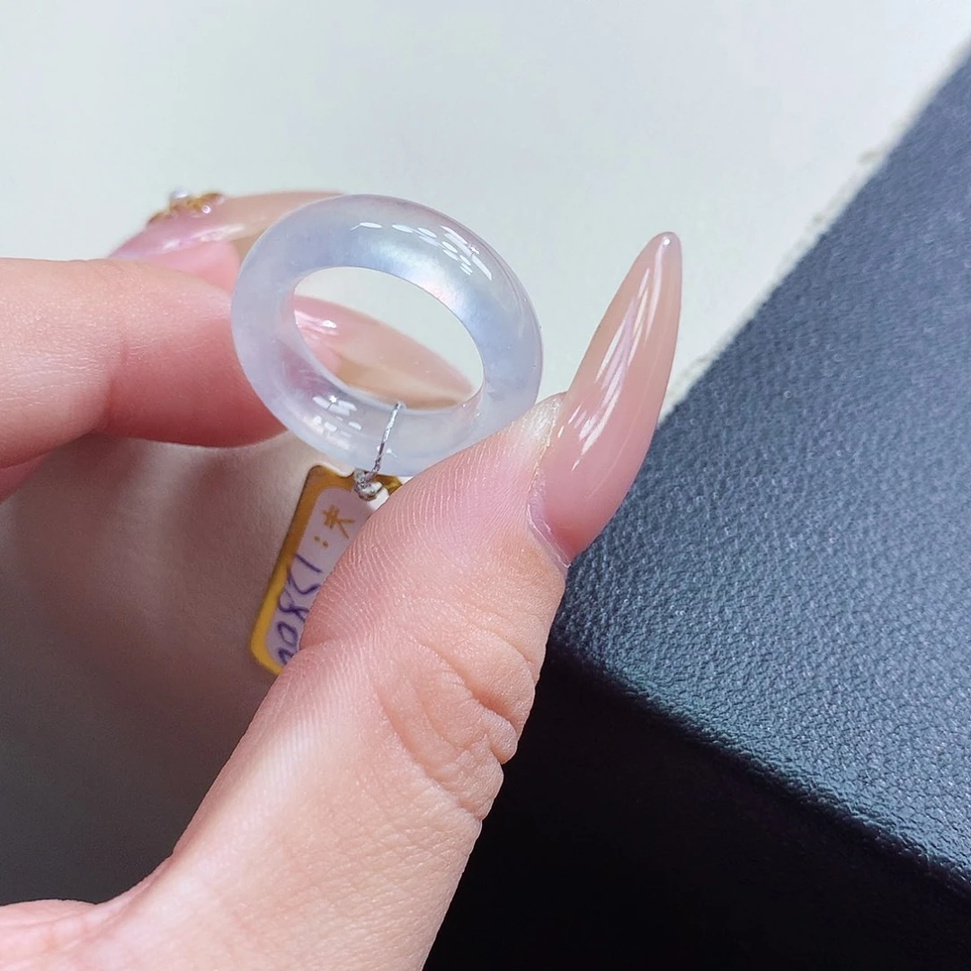 未镶嵌戒指翡翠8号