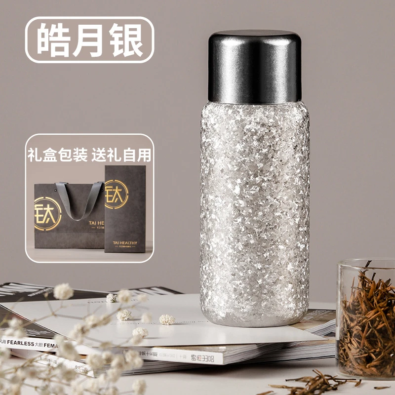 纯钛保温杯大容量高端水杯爆款2025流行水杯保温杯高档生日礼物