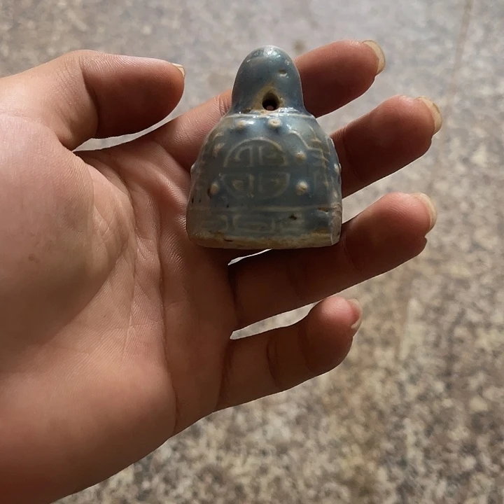摆件拼**干称坨一个有点飞釉