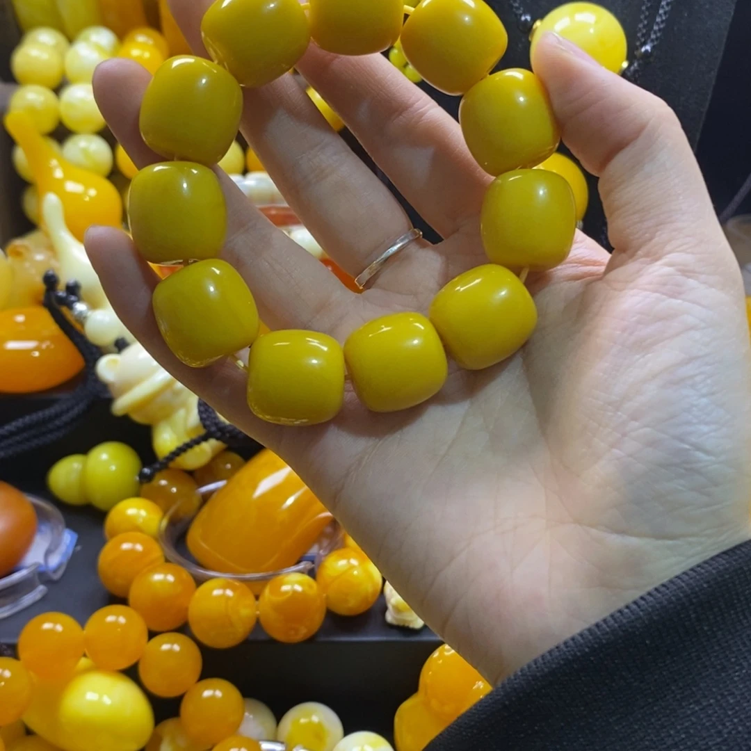 吉***胖非金属全品无暇卡18手串