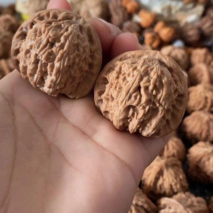 吊坠文玩核桃老树白狮子文玩核桃