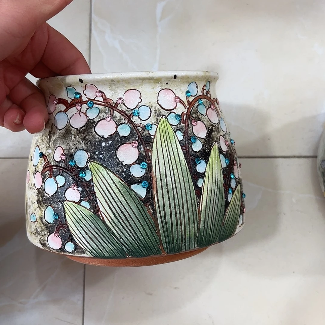 景德镇炫彩手绘口12.5