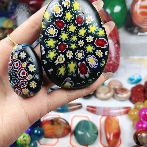 玛瑙/玉髓未镶嵌珠宝半成品神*