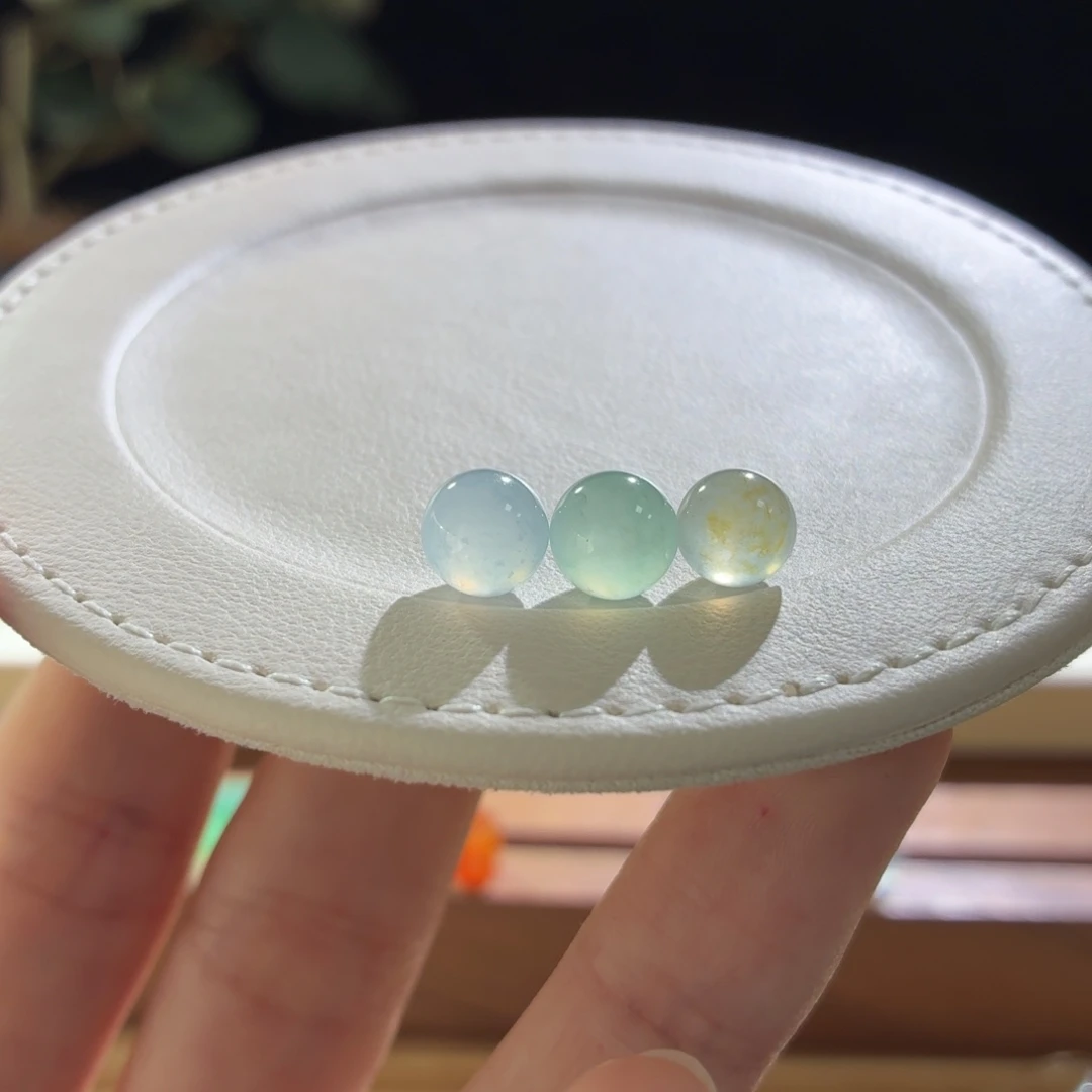 定制翡翠未镶嵌卡7➕一对打包价