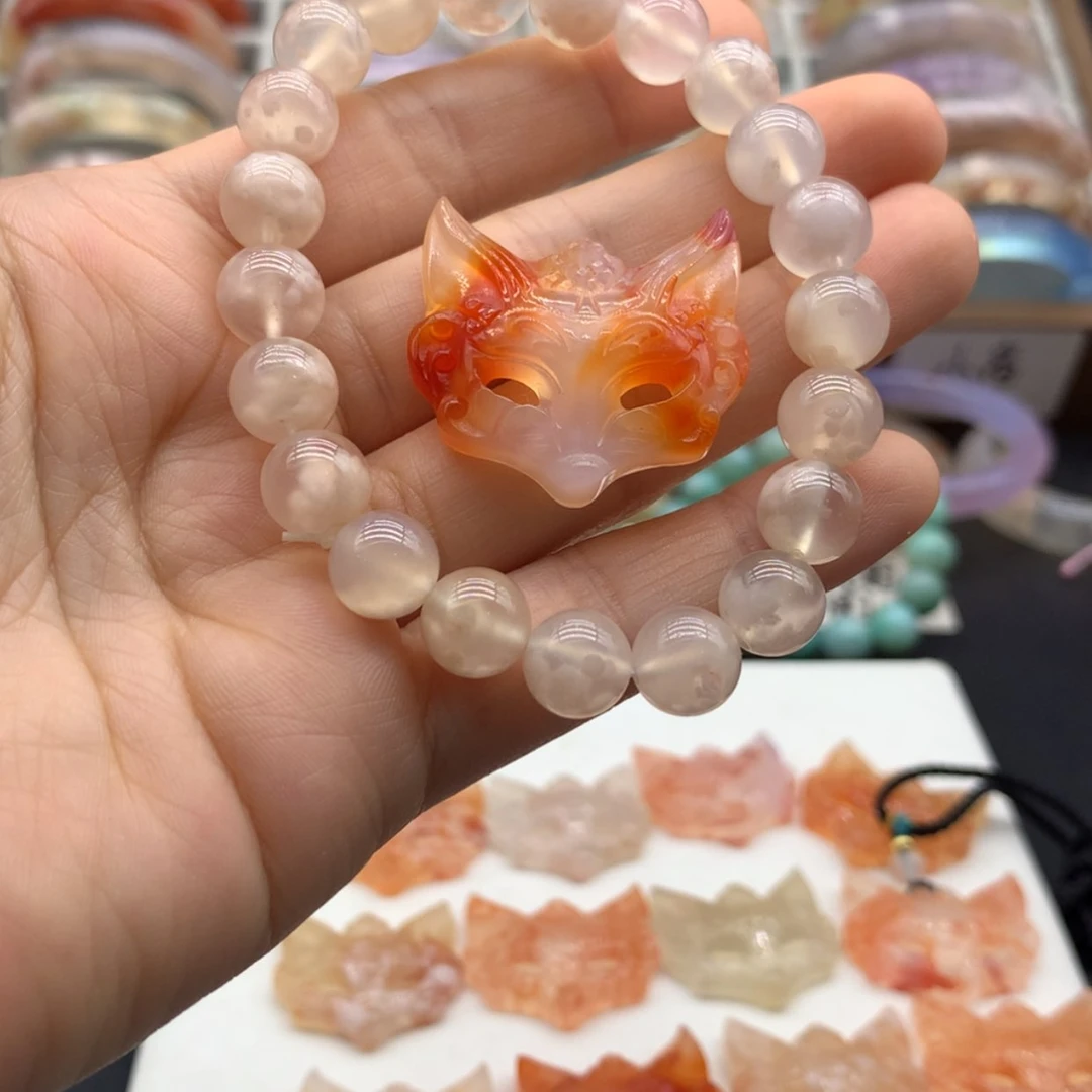 【闪购商品】玛瑙/玉髓手链未镶嵌落****君