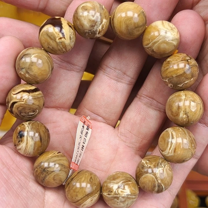 蜜蜡未镶嵌珠宝奇石单圈17mm
