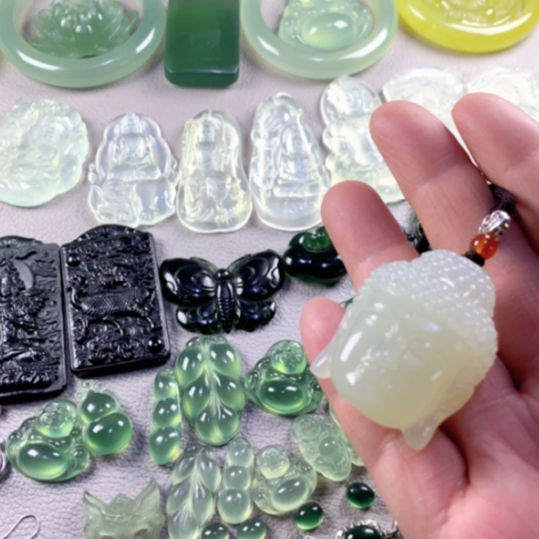 【闪购商品】蛇纹石玉岫玉未镶嵌