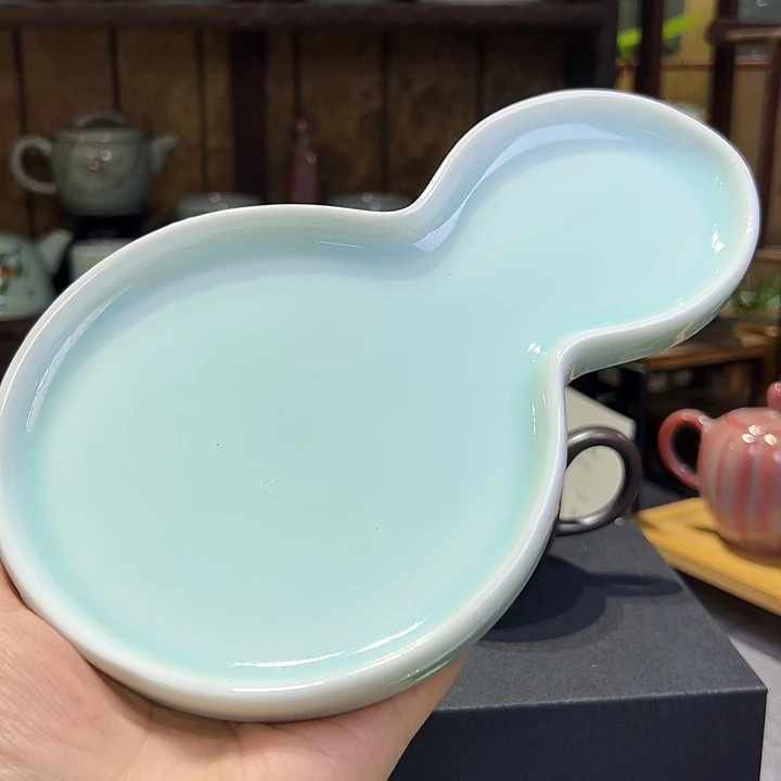 龙泉敬悦青瓷特价壶承