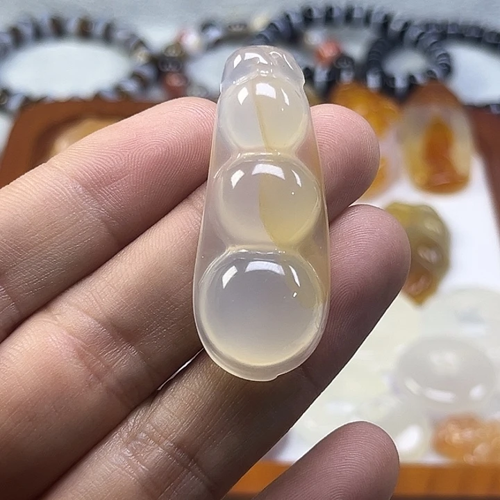 玛瑙/玉髓未镶嵌吊坠(不含链)