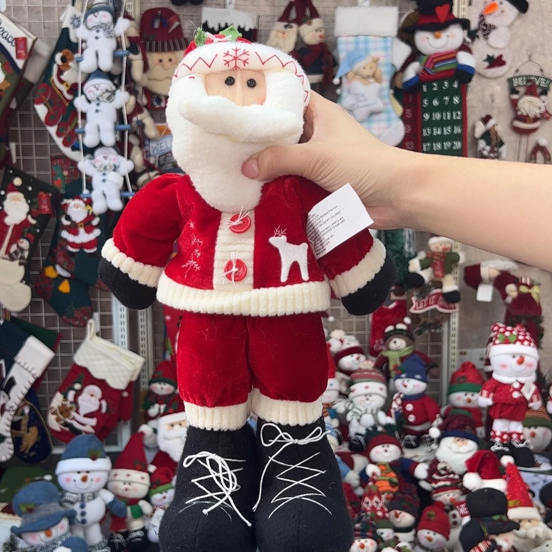 毛绒圣诞老人站立款28cm