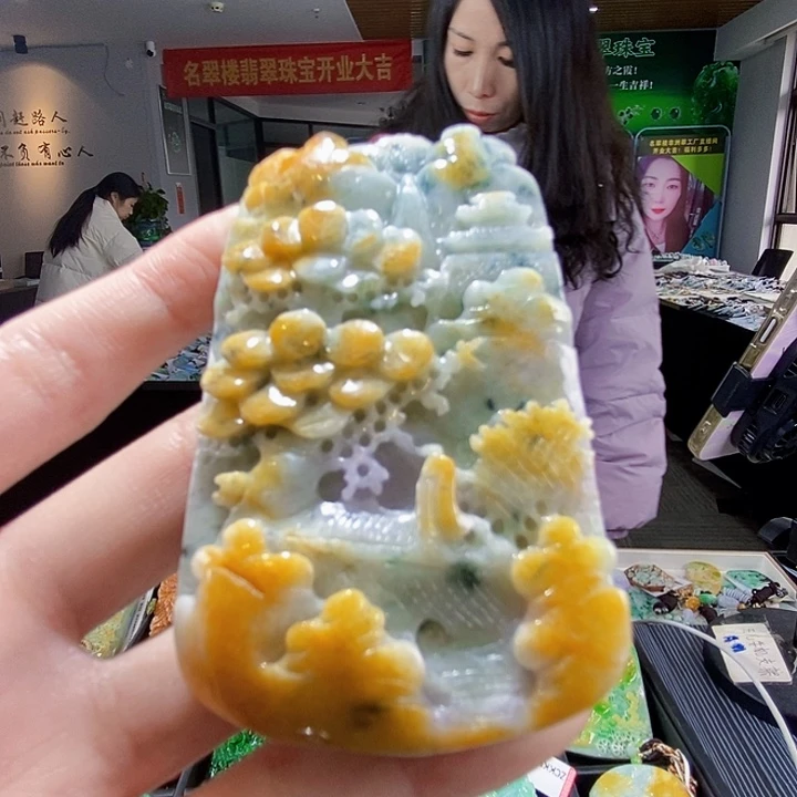 颈饰未镶嵌翡翠翡翠