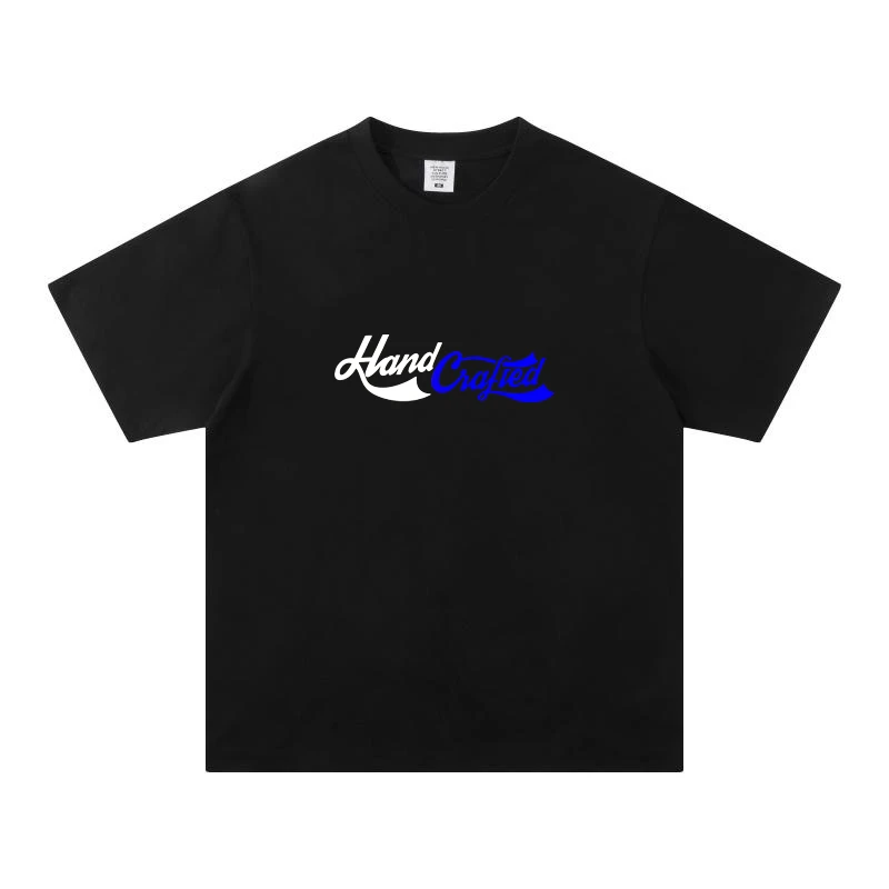 DJ【010发泡印花短袖】凉感快幹双纱功能性美式弹力螺纹领t恤