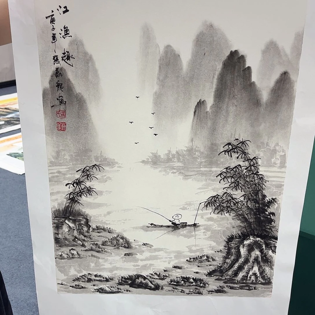 国画宣纸国画纯手绘作品
