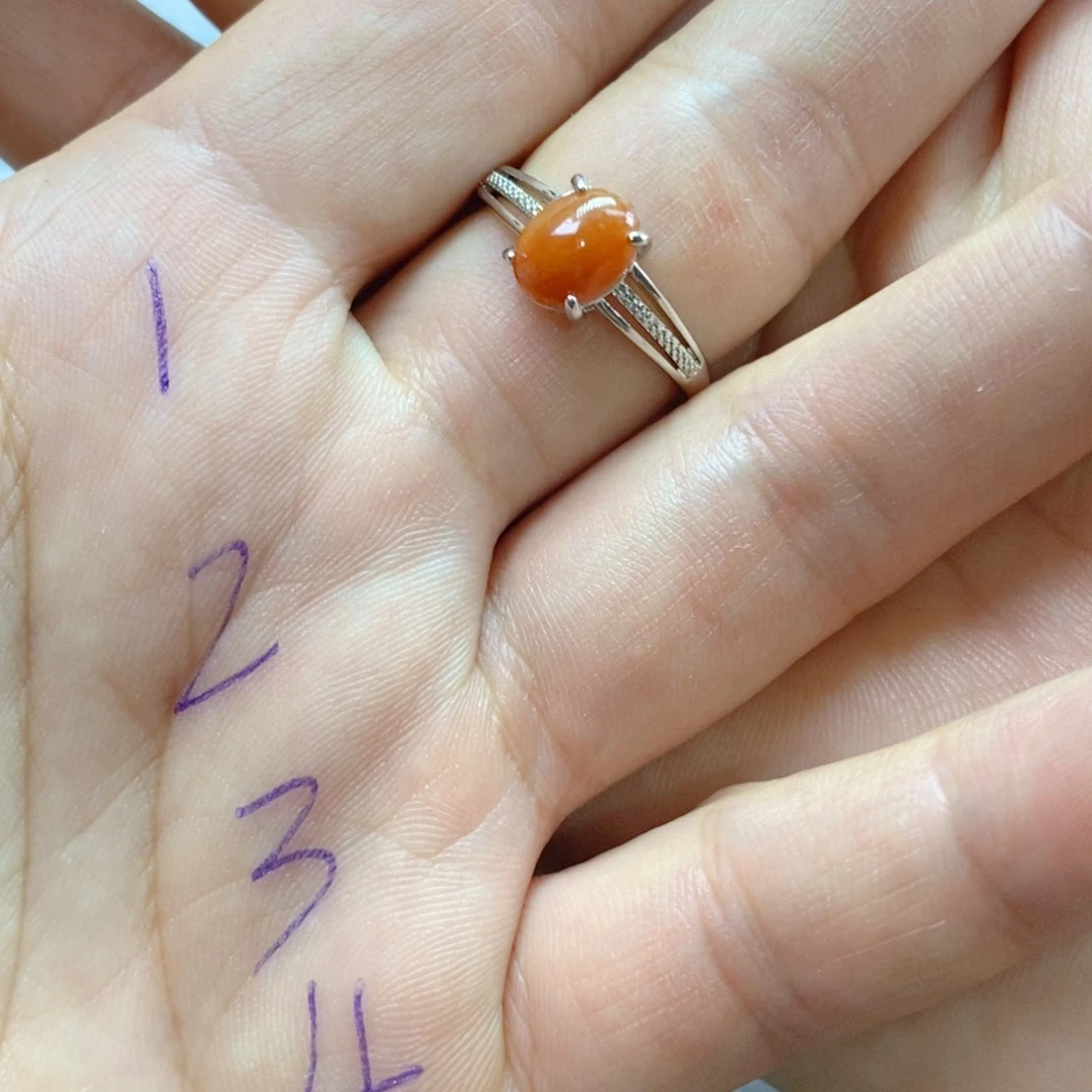 快***心未镶嵌戒指翡翠缅甸