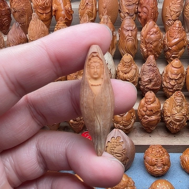 橄榄核吊坠15观音