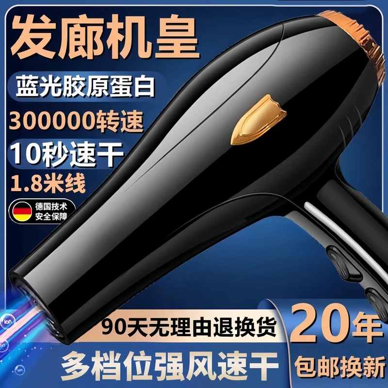 【质保十年】发廊吹风机理发店专用大功率家用电吹风吹头发速干不伤