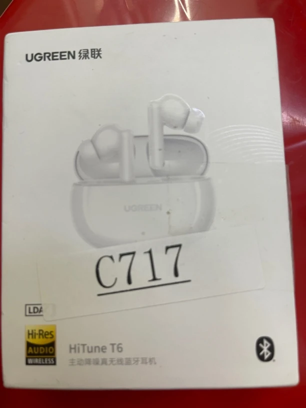 95新 UGREEN/绿联 捡漏绿联T6耳机编号C717