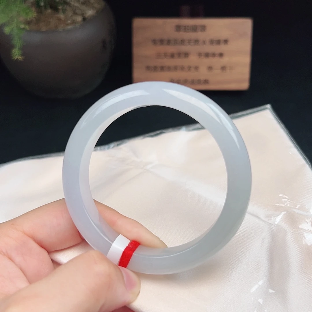 翡翠未镶嵌手镯b0704-2