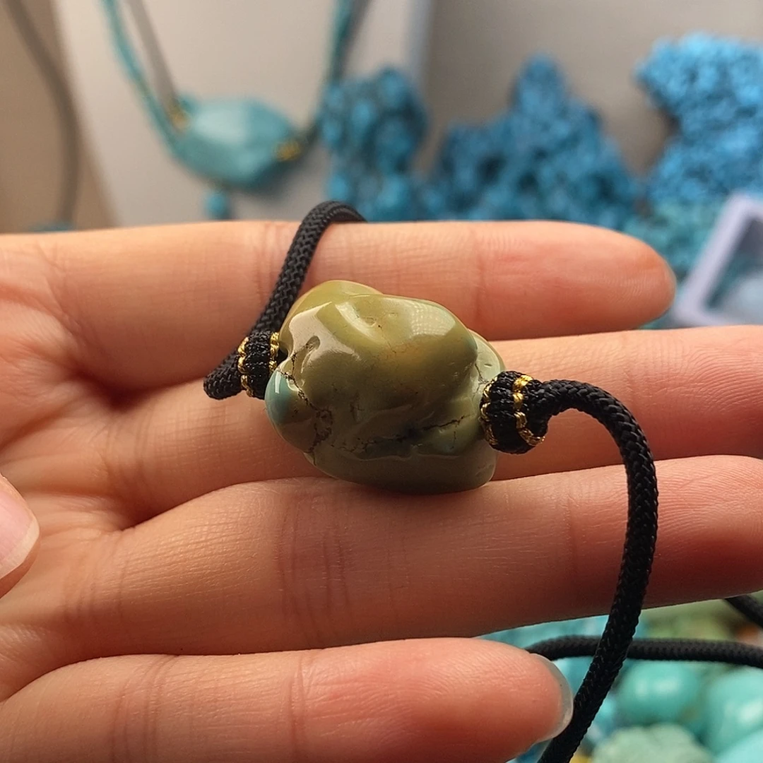 绿松石未镶嵌珠宝半成品