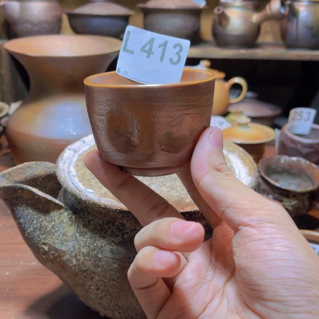 纯手工制作柴烧纯手工制作柴烧杯413