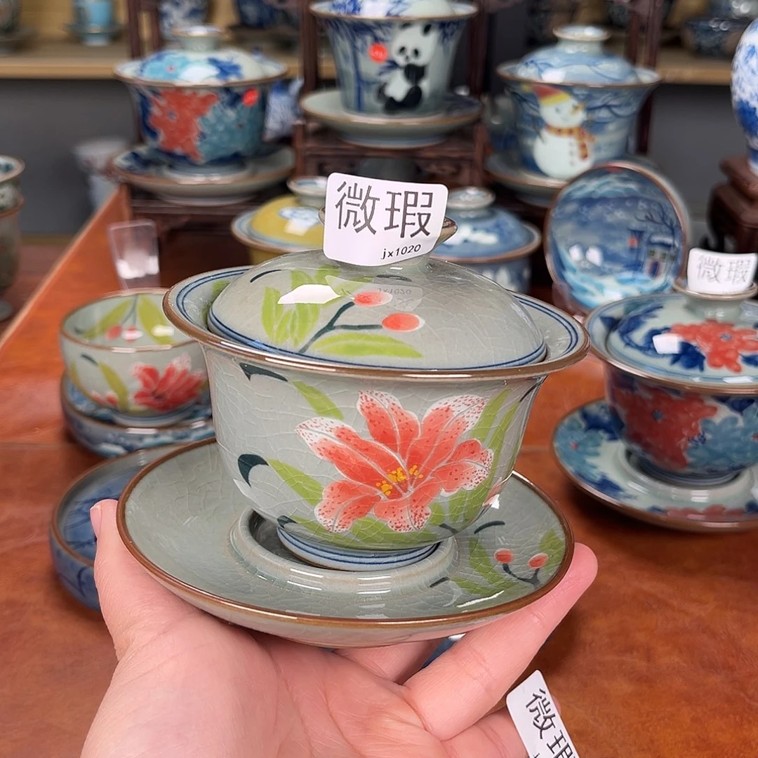 杯盖碗景德镇陶瓷