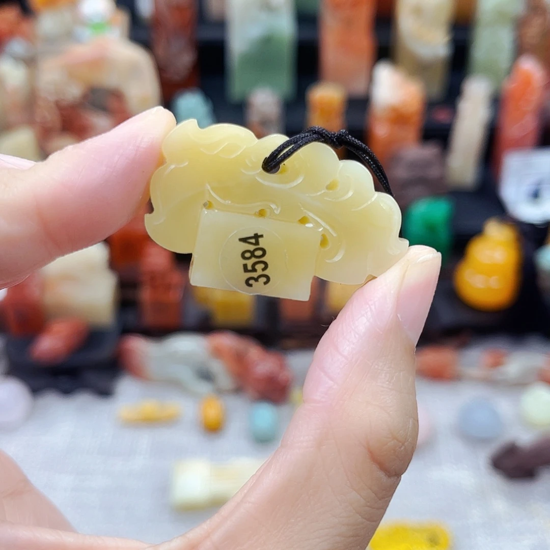 寿山石印石3584包邮包刻