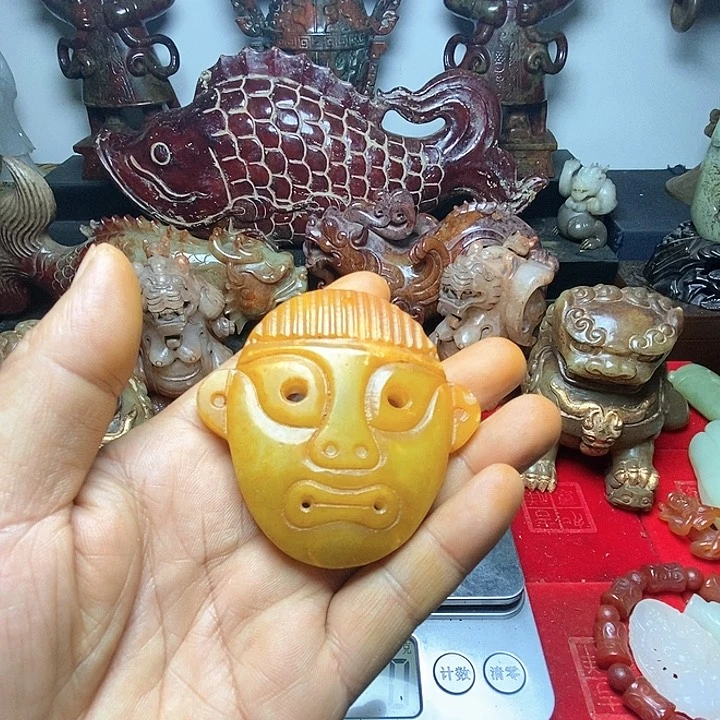 岫玉挂件未镶嵌挂件