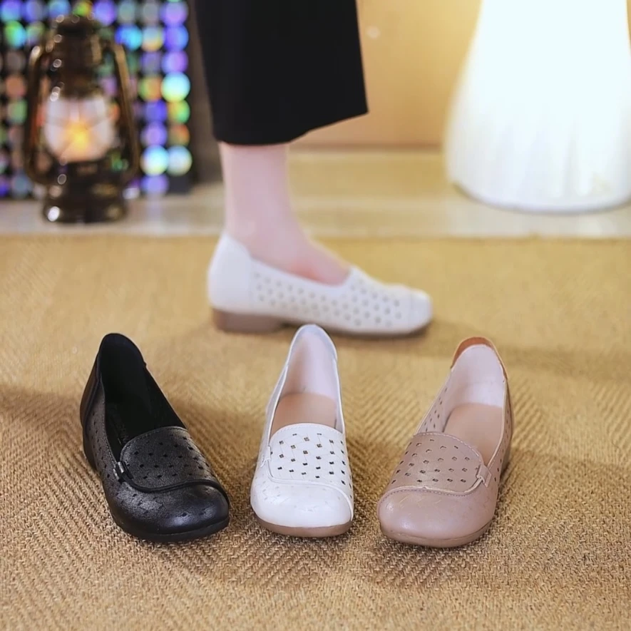 【品牌力荐】2025春季新款复古时尚百搭圆头气质小单鞋1969