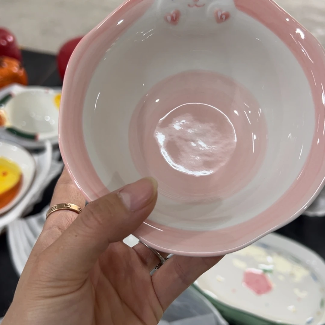摆件高温陶瓷釉下彩微瑕！