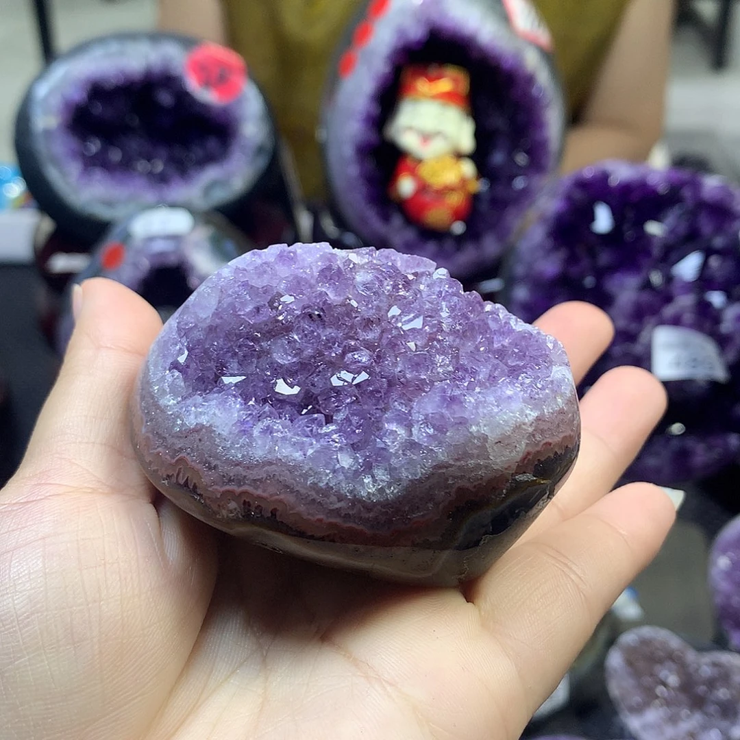 未镶嵌紫晶大型摆件（非配饰）莹