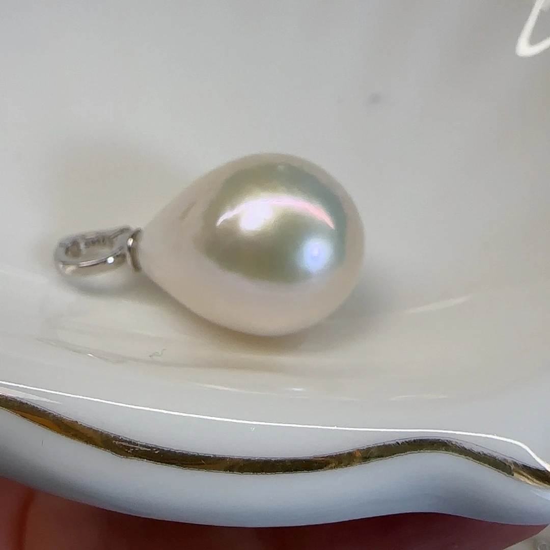 淡水珍珠颈饰银S925镶嵌灿*爱