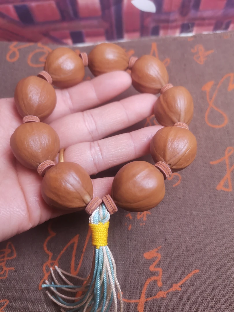 橄榄核铁核三面佛手串 2.2