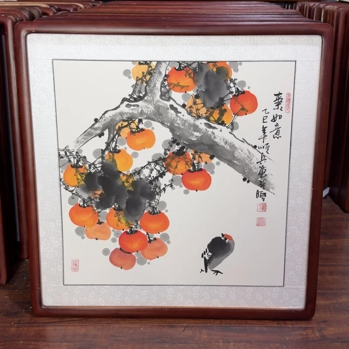 国画带框尺寸63*63厘米