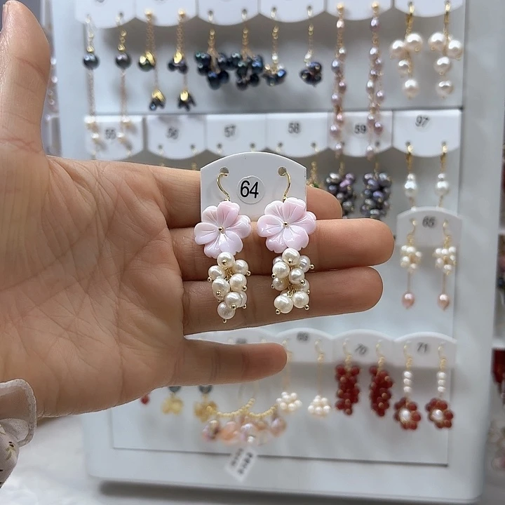 淡水珍珠发饰银S925镶嵌