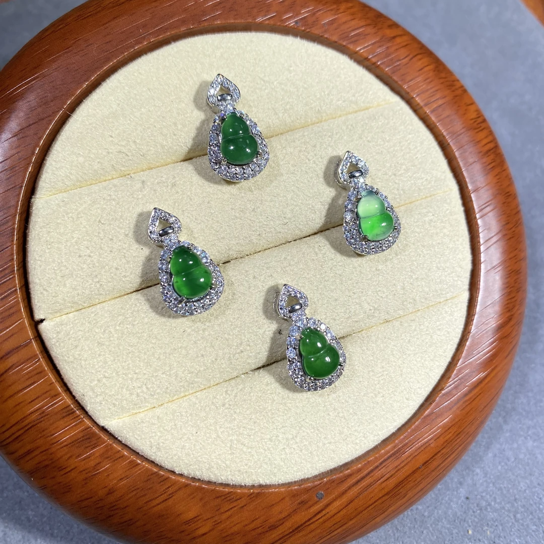 翡翠葫芦吊坠 天然翡翠多样性发其一 FC0084