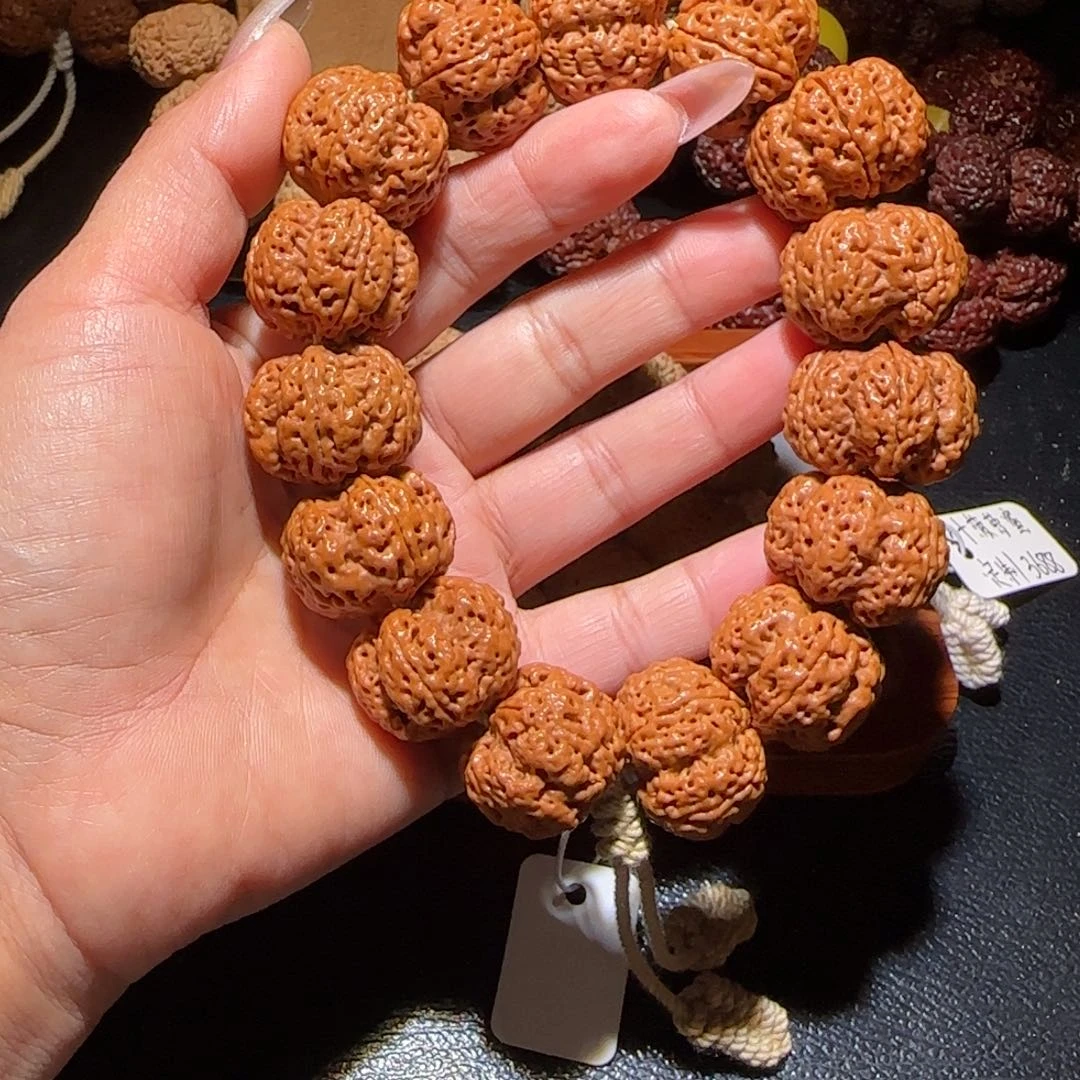 金刚菩提吊坠25爆肉梅花双龙货头