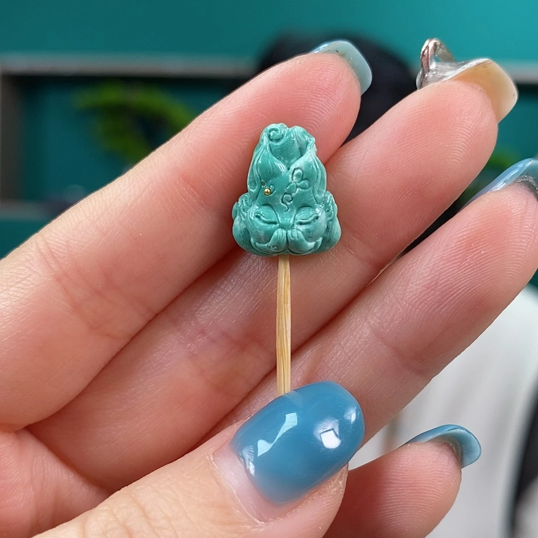 绿松石珠宝奇石未镶嵌