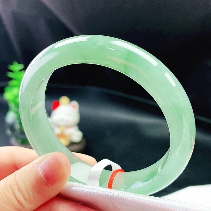 翡翠未镶嵌手镯55圈