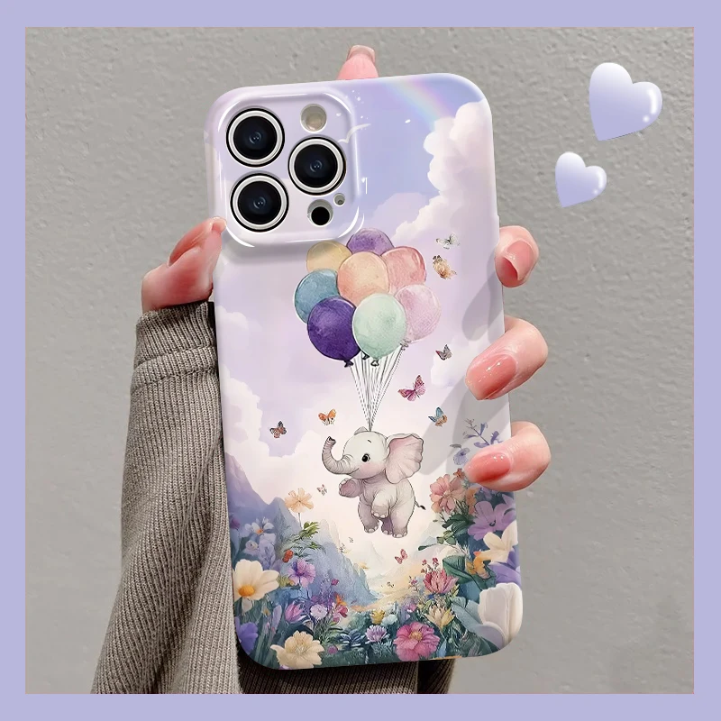 适用于苹果华为荣耀oppo小米vivo一加新款菲林软壳镜头全包带挂绳