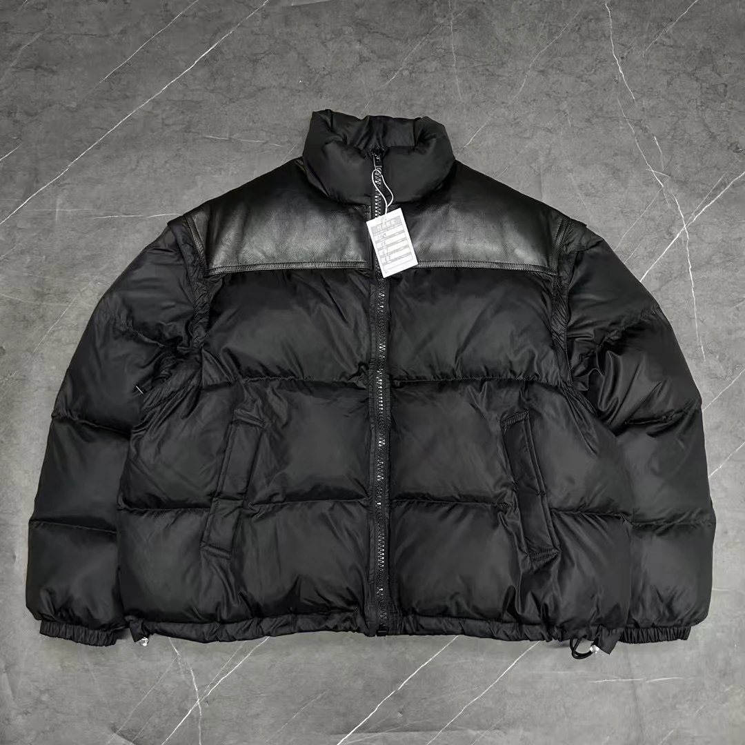 全新未使用 Celine/思琳 44码 拼皮可拆卸羽绒服