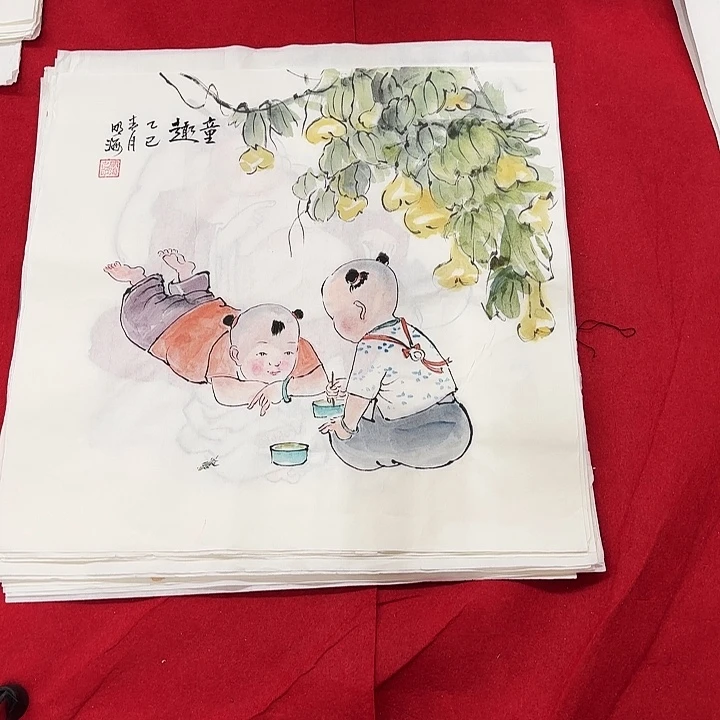 国画花鸟等多种鸟类和