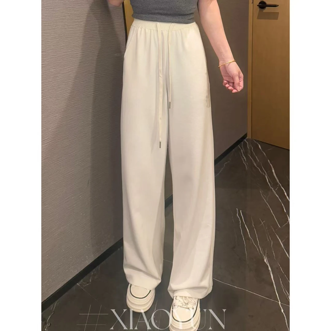 四色抽绳卫裤 小允姐姐2025新款时尚气质高级四色抽绳卫裤