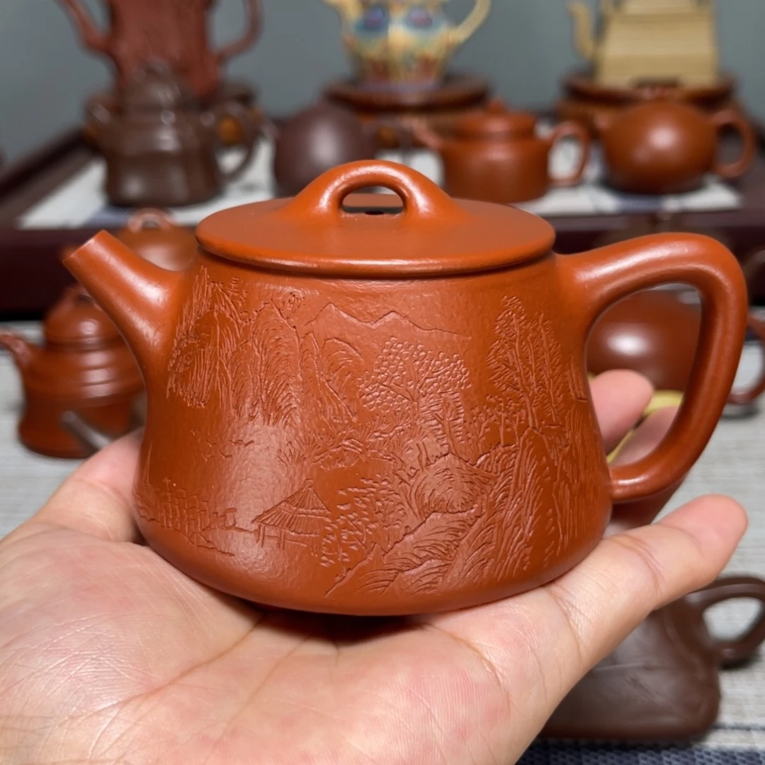 茶壶紫砂全手工制作200cc